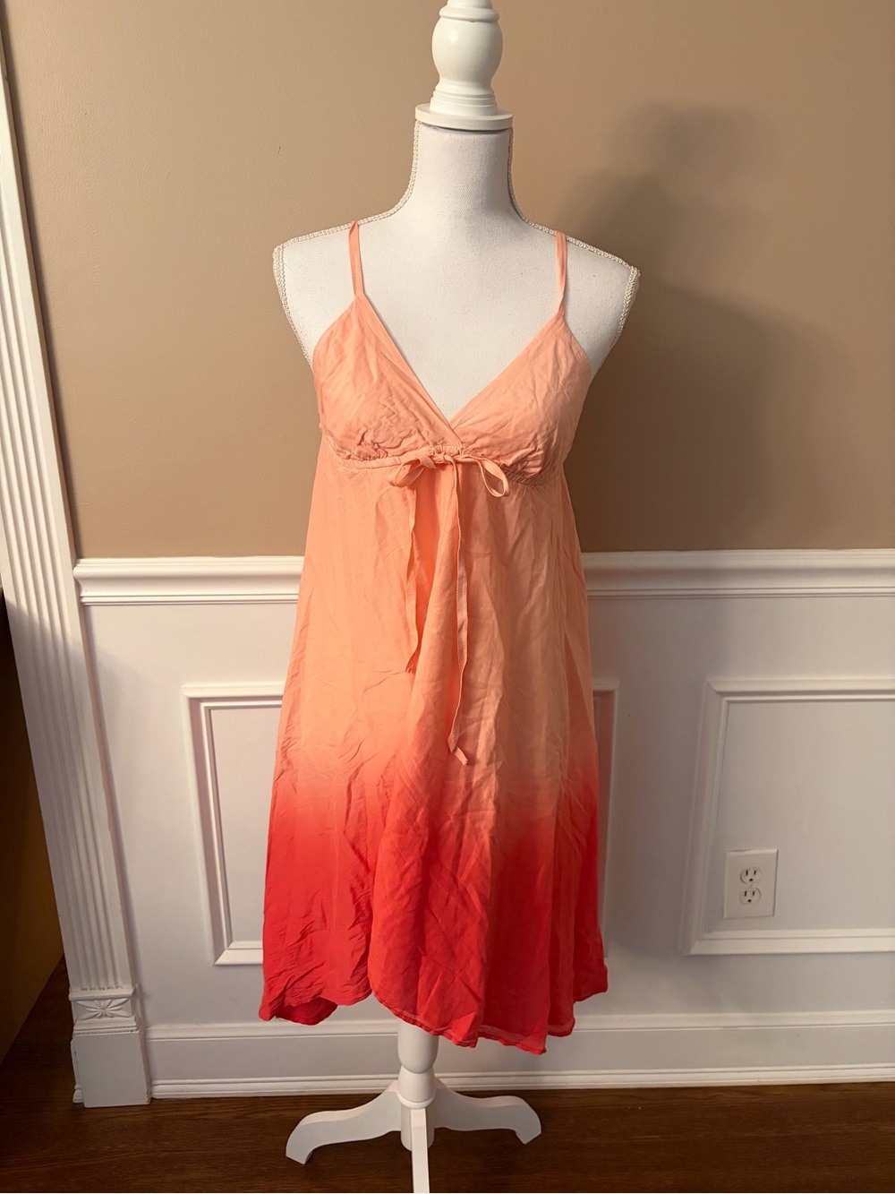 Splendid Peach-Pink Lightweight Slip Top